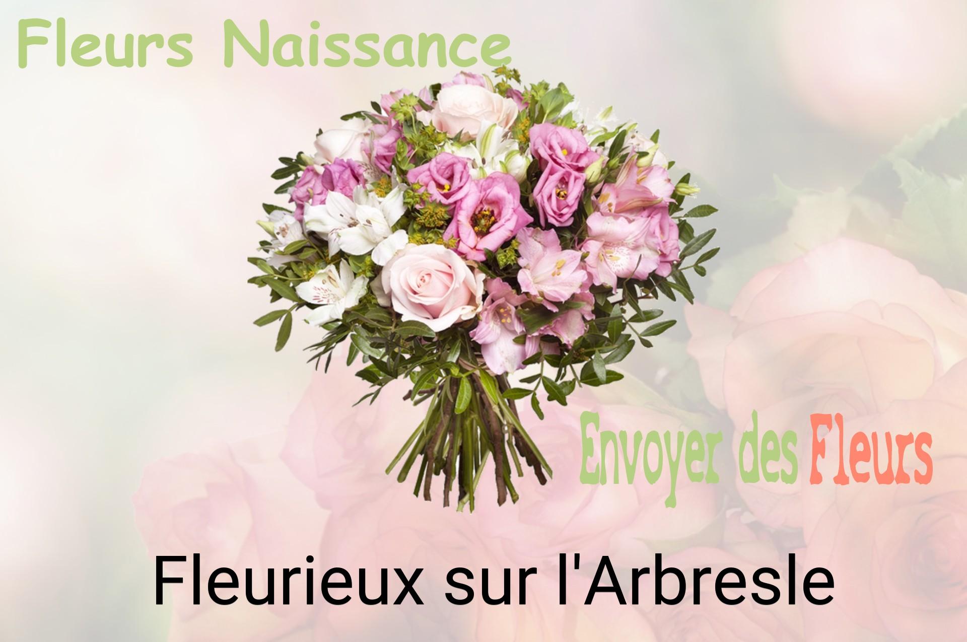 Bouquet de fleurs de naissance livré à Fleurieux-sur-l'Arbresle
